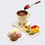 Umm!..Milk Lindt Chocolate Fondue